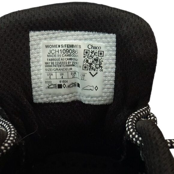 Chaco Women's Canyonland Water and Land Athletic Sneakers Black Arch Support S 6 - Picture 9 of 10